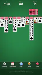 Spider Solitaire screenshot