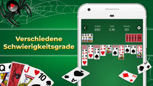 Spider Solitaire, Kartenspiele screenshot