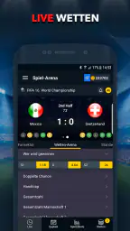 Sportwetten Live - BETUP screenshot