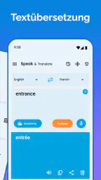 Sprechen und übersetzen screenshot