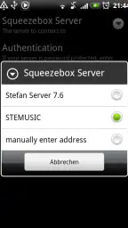 SqueezePlayer screenshot