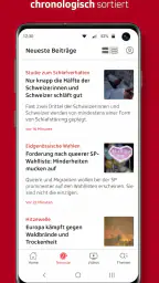 SRF News - Nachrichten screenshot