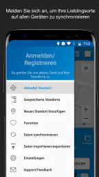 Standort speichern GPS screenshot