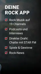 STAR FM – die Rock-App screenshot