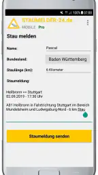 Staumelder MOBILE screenshot