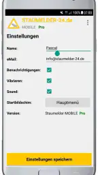 Staumelder MOBILE screenshot