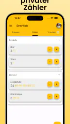 Strichliste - Getränke Zähler screenshot