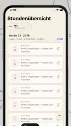 StundenApp screenshot