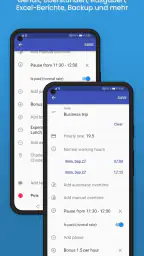 Stundenzettel Zeiterfassung screenshot
