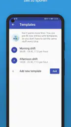 Stundenzettel Zeiterfassung screenshot