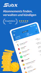 SubX - Abonnement-Manager screenshot
