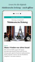 Süddeutsche Zeitung screenshot