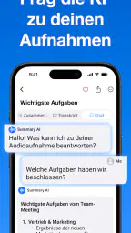Summary: KI Meeting Notizen screenshot