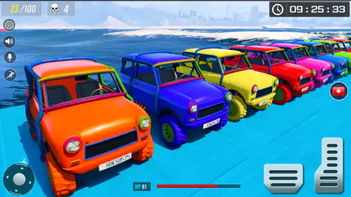 Superhelden Auto Spiele Rampe screenshot