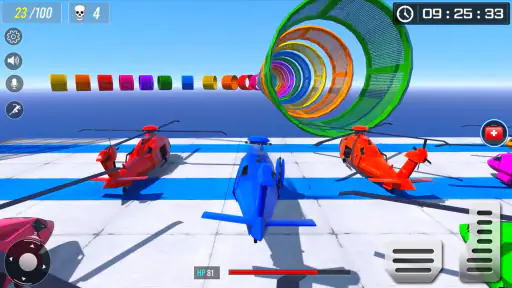 Superhelden Auto Spiele Rampe screenshot