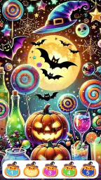 Süße Halloween-Farbe screenshot