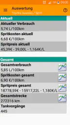 Tank-Datenbank screenshot