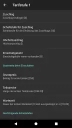 Taxameter screenshot