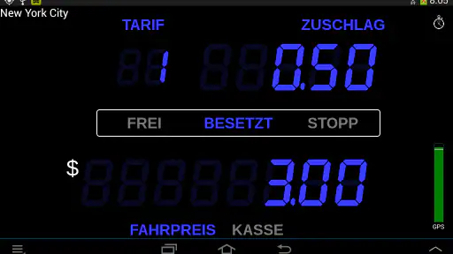 Taxameter screenshot