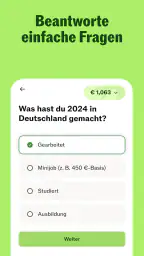 Taxfix: Online Steuererklärung screenshot