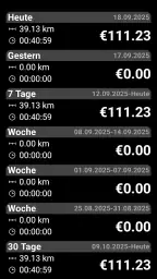 Taximeter. GPS-Taxi-Zähler. screenshot