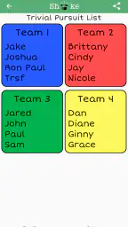 Team Shake: Pick Random Groups screenshot
