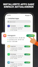 Telefonsoftware Update App screenshot
