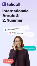 Telicall: 2. Nummer & Anrufe screenshot