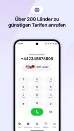 Telicall: 2. Nummer & Anrufe screenshot