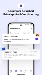 Telicall: 2. Nummer & Anrufe screenshot