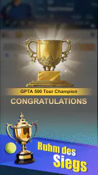 Tennis rising star screenshot