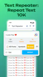 Text Repeater: Repeat Text 10K screenshot