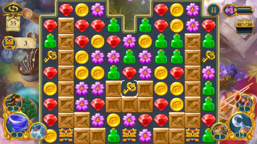The Hidden Treasures・3-gewinnt screenshot