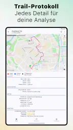 The Mantrailing App screenshot
