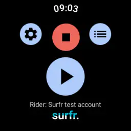 The Surfr. App screenshot