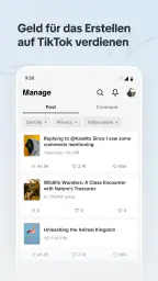 TikTok Studio screenshot