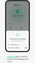 TotalAV Mobile Sicherheit screenshot