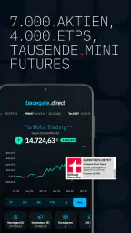tradegate.direct – Trading-App screenshot