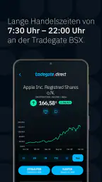 tradegate.direct – Trading-App screenshot