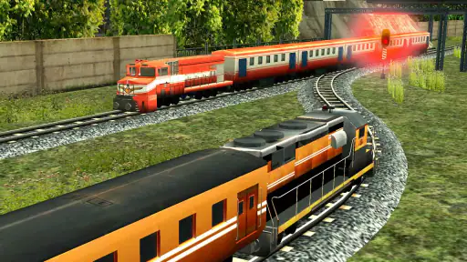 Train Racing Games 3D 2 Player screenshot