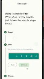 Transcriber for WhatsApp screenshot