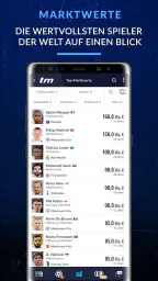 Transfermarkt Fußballdatenbank screenshot