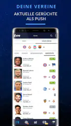 Transfermarkt Fußballdatenbank screenshot