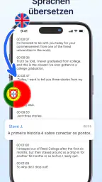 Transkriptor - Sprache zu Text screenshot