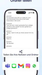 Transkriptor - Sprache zu Text screenshot