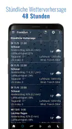 Transparente Uhr & Wetter screenshot