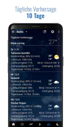 Transparente Uhr & Wetter screenshot