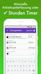 TSQ Arbeitszeiterfassung screenshot