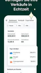 Tunder · Kassen · Kassensystem screenshot