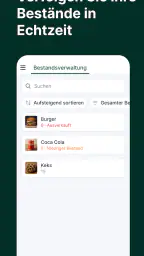 Tunder · Kassen · Kassensystem screenshot